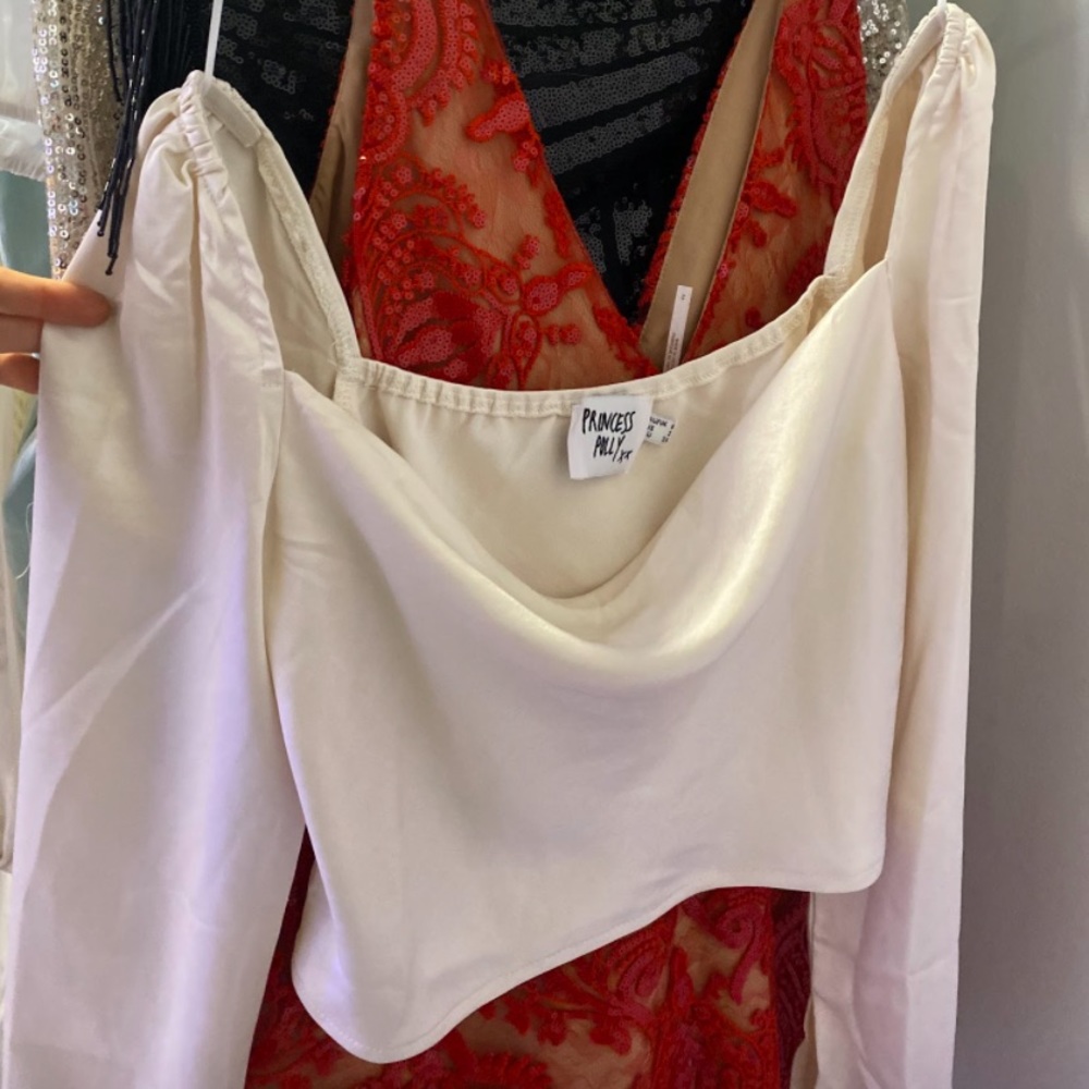 Princess Polly Satin Crop Top